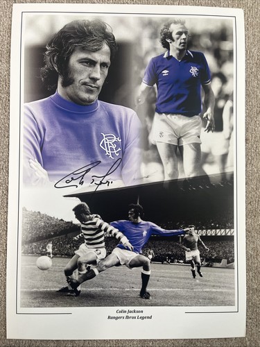 Rangers colin jackson signed - colin,