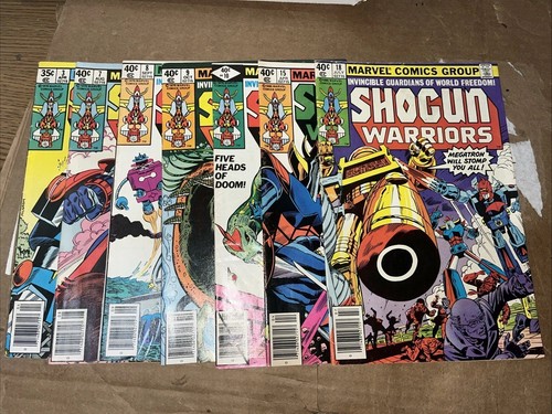 Shogan warriors comic lot - shogan,