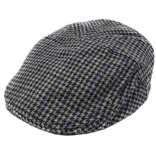 Children's Tweed Flat Cap Blue