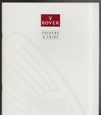 Rover Colour & Trim 1993-94 UK