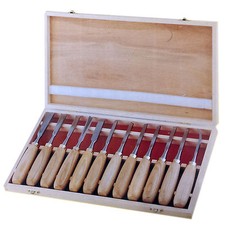 12PC PRO WOOD CHISEL CARVING