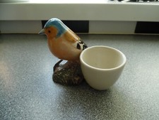 QUAIL ceramics bird egg cup. New.