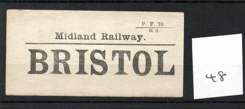Midland railway luggage - -,