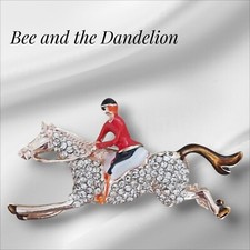 Horse And Rider Rhinestone