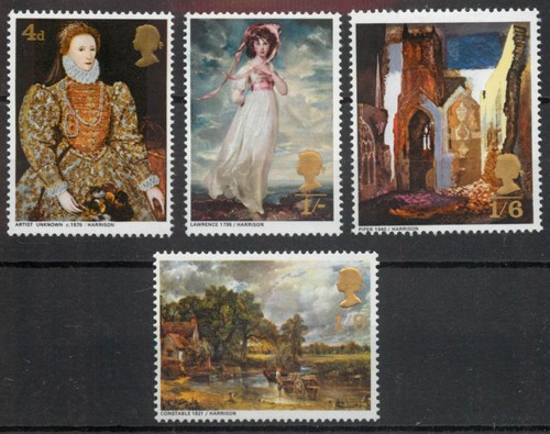 1968 british paintings set - british,
