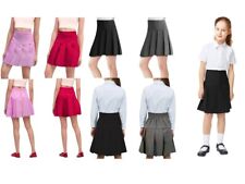 Girls Round Pleated School
