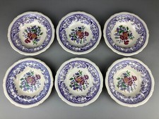 SET 6 x ANTIQUE COPELAND SPODE