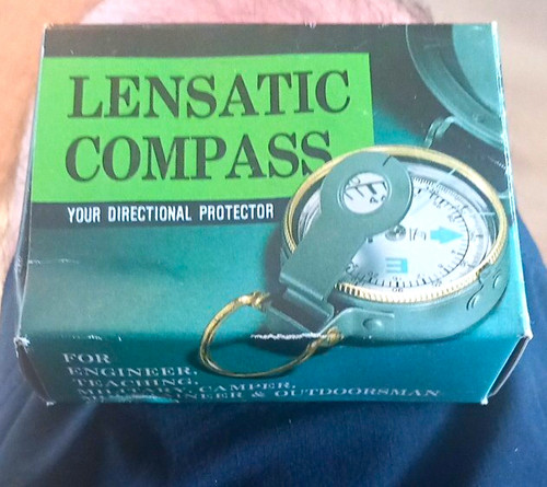 Lensatic compass - lensatic,