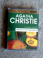 AGATHA CHRISTIE - MURDER ON THE ORIENT EXPRESS  - AUDIO BOOKS - ( 2 CASSETTES )
