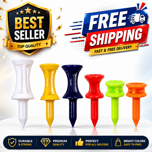 Plastic castle golf tees - tees,