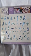 Script Lower Case Letters and Numbers  Alphabet 47 Stamps SEE-D'S #50700