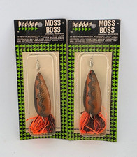 (2) Vintage Heddon Moss Boss