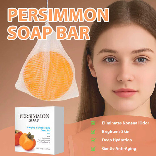 Persimmon soap bar - for, body