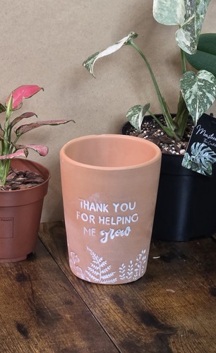 Thank you for helping grow - helping, me