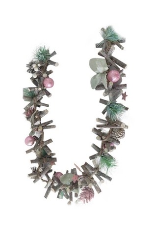 Christmas blush driftwood - christmas, led