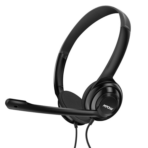 Black cable headphones - y,