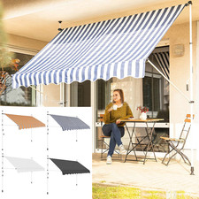 Garden Sun Shade Canopy Patio Awning Manual Retractable Shelter Outdoor