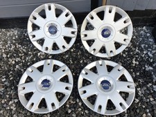 Set of Genuine Ford Fiesta & Fusion 15" Wheel Trims Hub Caps x4 Connect