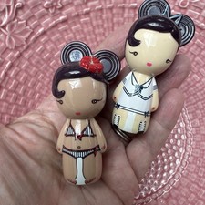 Harajuku Gwen Stefani Two Lovely Dolls No Base Collectable 8cm Display Prop