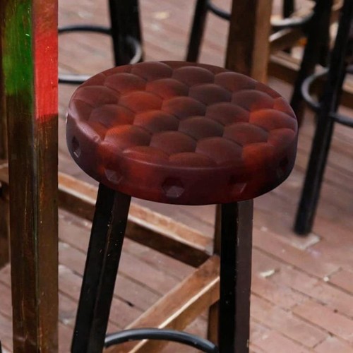 Round bar stool - round,
