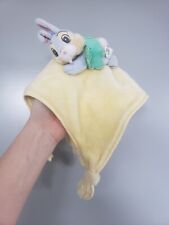 Disneyland Thumper comforter soft toy bunny yellow blankie Paris