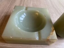 Vintage Heavy Duty Onyx Ashtray