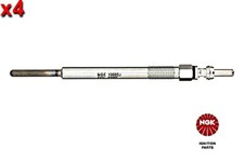 4x Glow Plug NGK Fits ALFA
