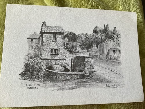Vintage postcard bridge - -,