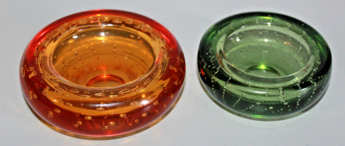 Whitefriars glass round - 2,