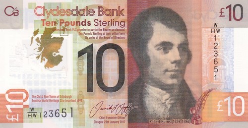 Clydesdale bank 2017 unc - 2017,