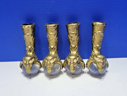 Vintage gold metal furniture - vintage,
