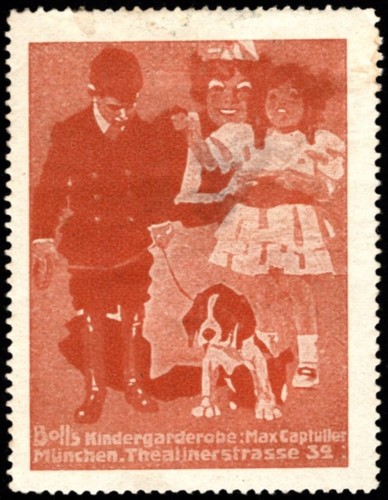 Vintage germany poster stamp - germany,
