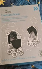 mothercare 2 seasons sunshade and weathershield hood with new mgo connectors 