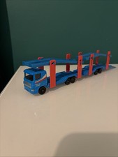 Corgi Diecast Car Vehicle Transporter Lorry Truck Blue & Red
