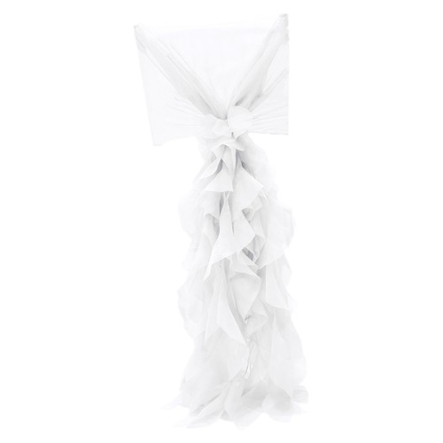 Chiffon hoods with - with, ruffles