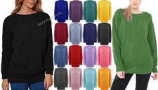 Ladies Women Knitted Sweater