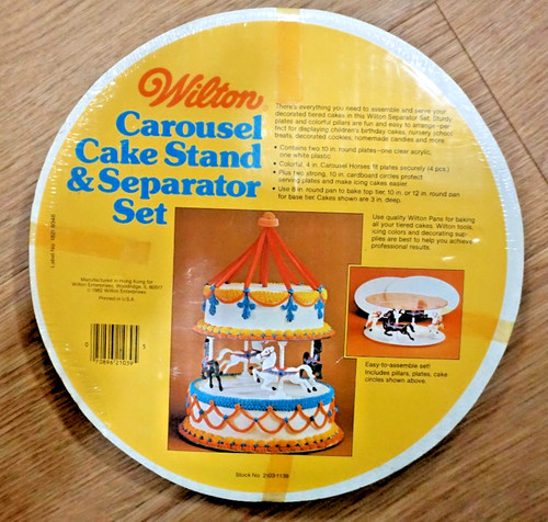 Wilton carousel cake stand - stand, &