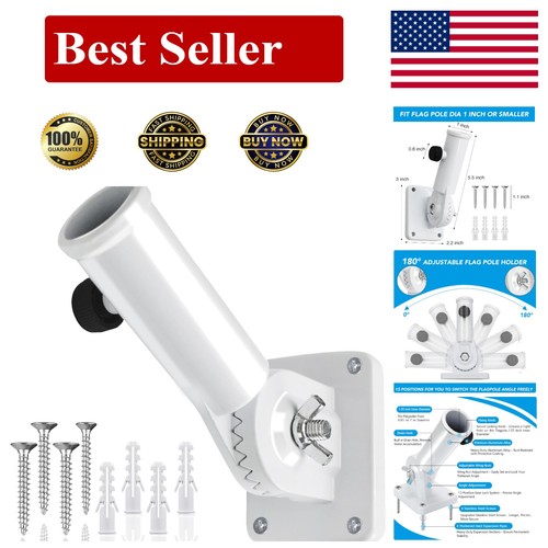 Drill flag pole holder - flag,