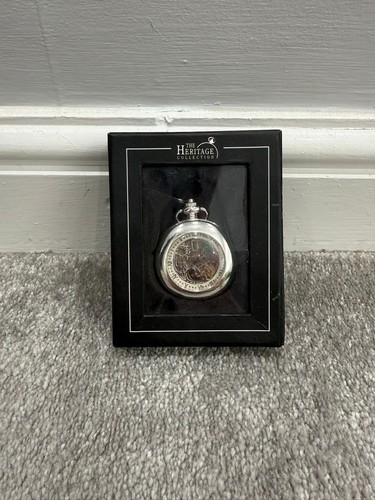Silver plated pocket - silver, watch