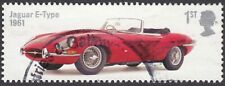E Type Jaguar 1961  illustrated on 2013  used GB stamp