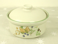 Large 2Ltr Casserole Dish Simpsons Oven stone Cookware Berries Pattern Micro Frz