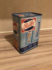 Vintage Hallmark Pepsi Cola Vending Machine Tin Bank