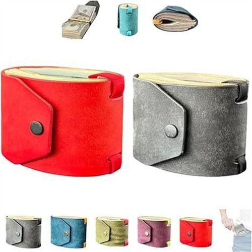 Money holder cash bag - money, leather