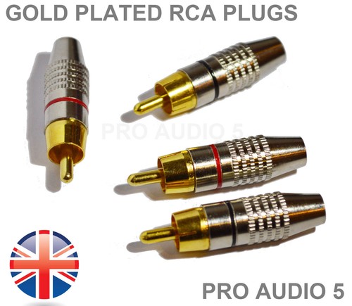 Gold rca phono - rca,