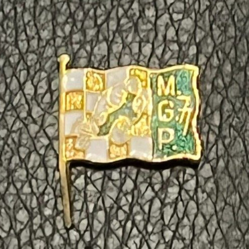 Motorcycle pin badge p - pin, m.g.p