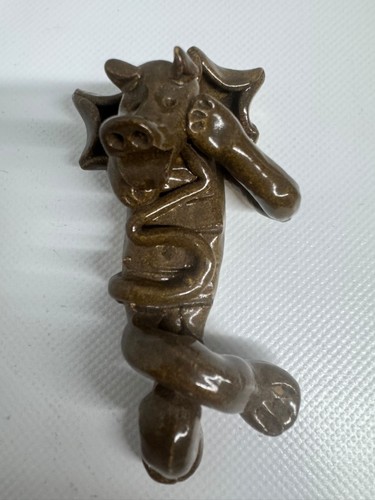 Unusual brown glazed - brown,
