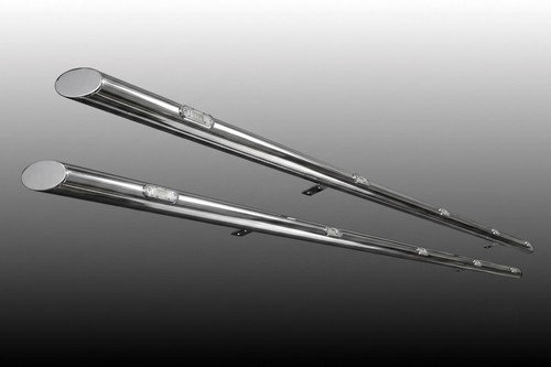 Chrome stainless side bars - side,