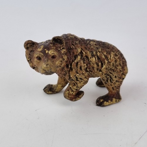 Antique austrian cold - cold, painted