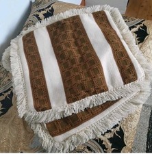 BHS 2x Vintage Frilled Cushion