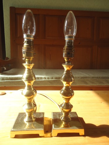 Pair vintage searchlight - pair, uk